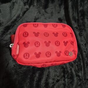 Lululemon X Disney Pink Belt Bag W/Dark Pink Accents